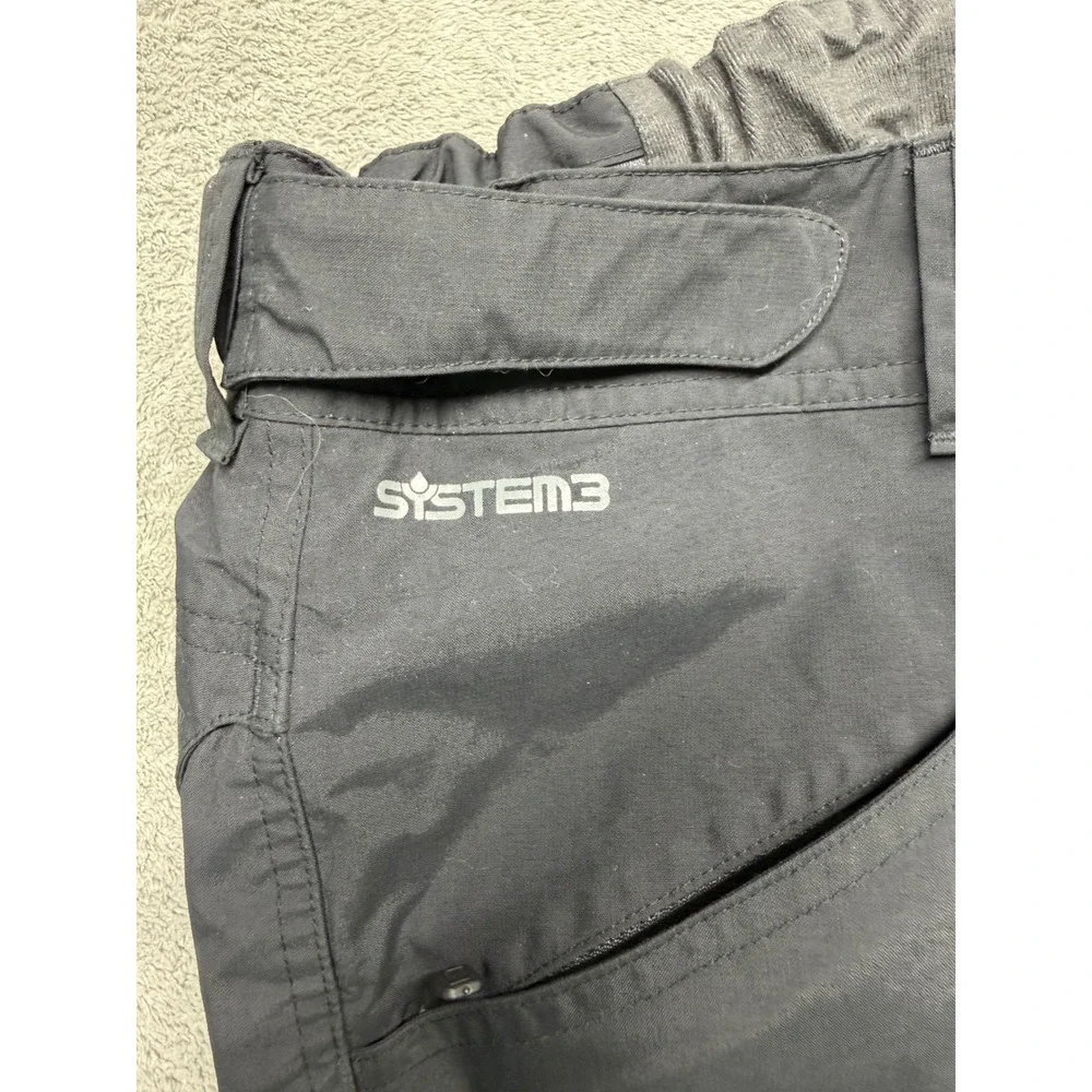 Eastern Mountain Sports System3 Mens XXL Black Ski Snowboard Pants Snow Gear